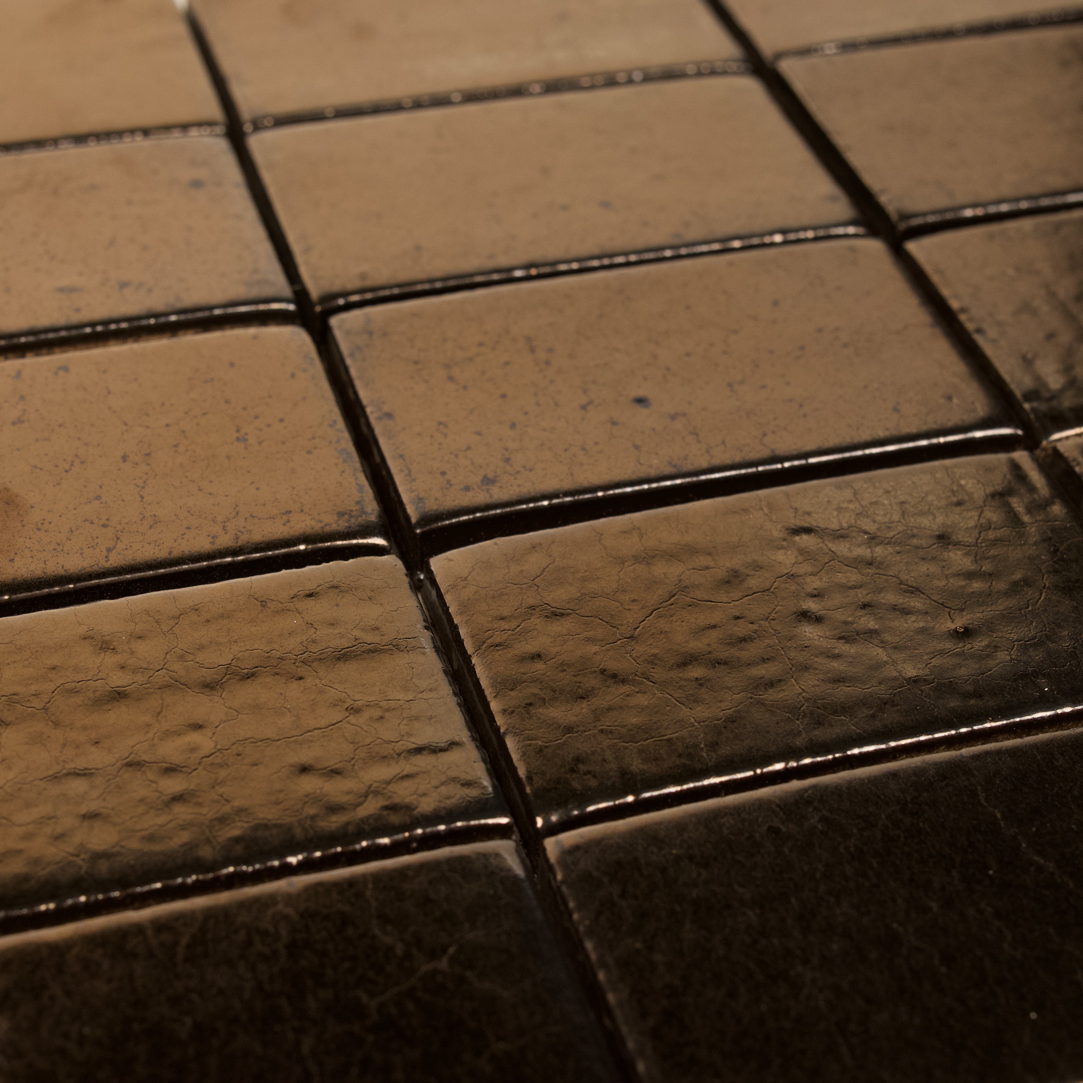 Cascadia Antique Gilt Ceramic Tile