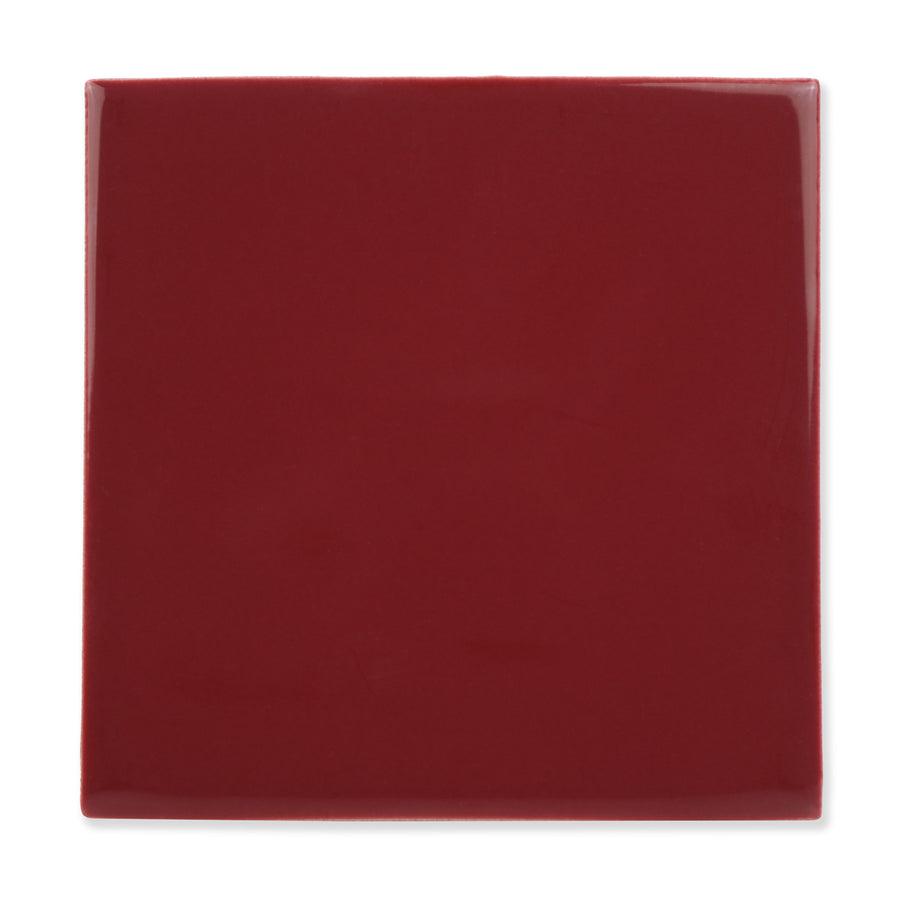 Arcus Ceramic Tile Shown In Burgundy