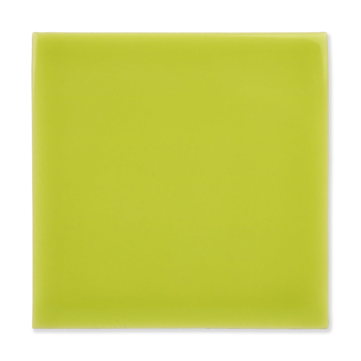 Arcus Ceramic Tile Shown In Chartreuse