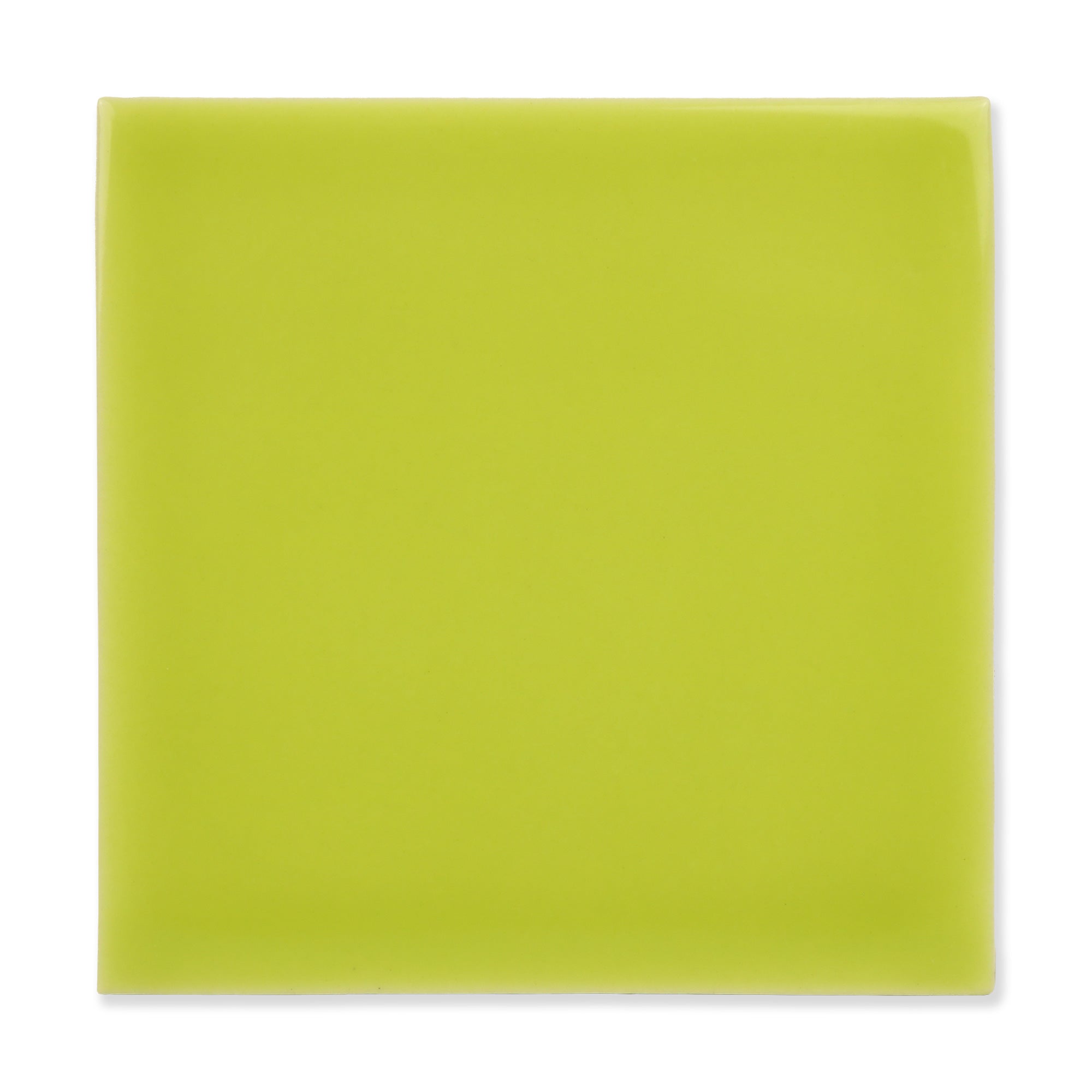 Arcus Ceramic Tile Shown In Chartreuse