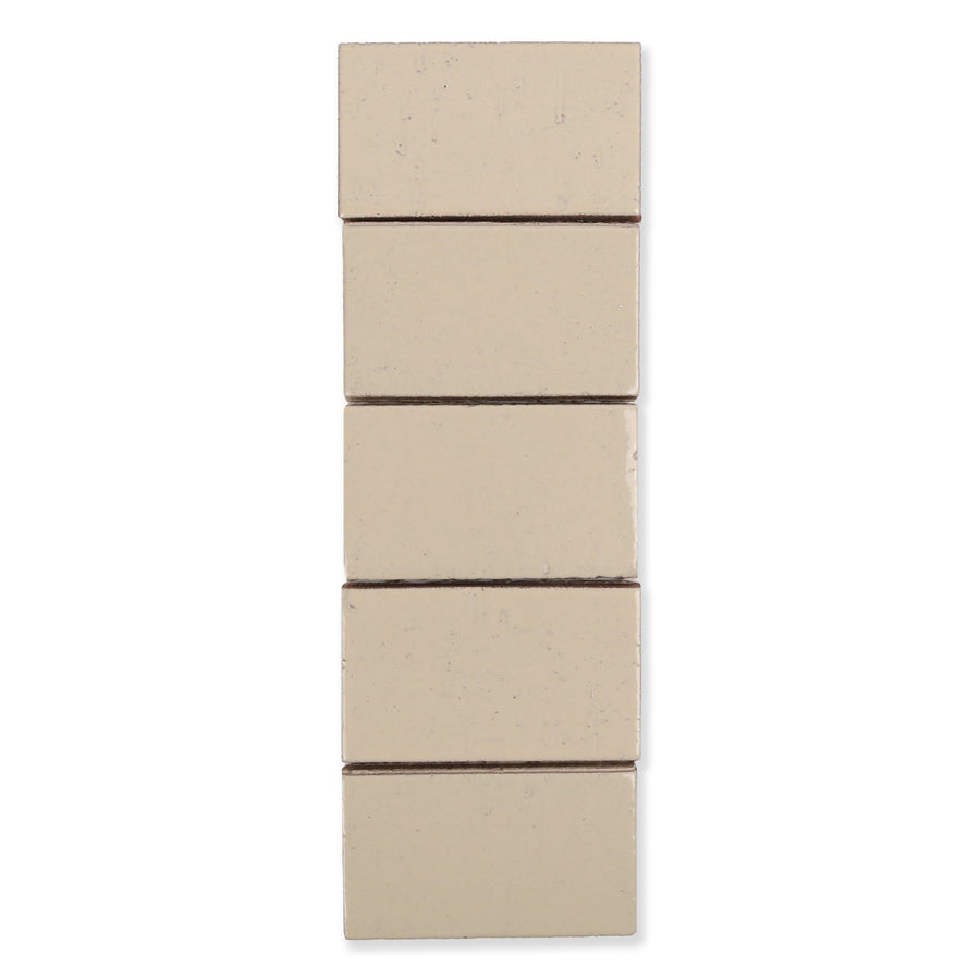Cascadia Ceramic Tile Shown In Sand with Glossy Finish