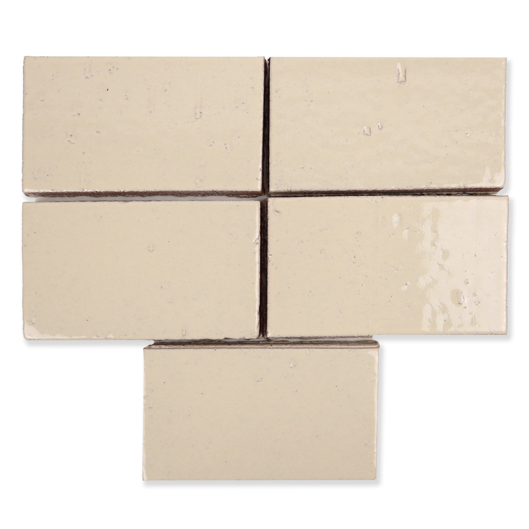 Cascadia Ceramic Tile Shown In Sand with Glossy Finish