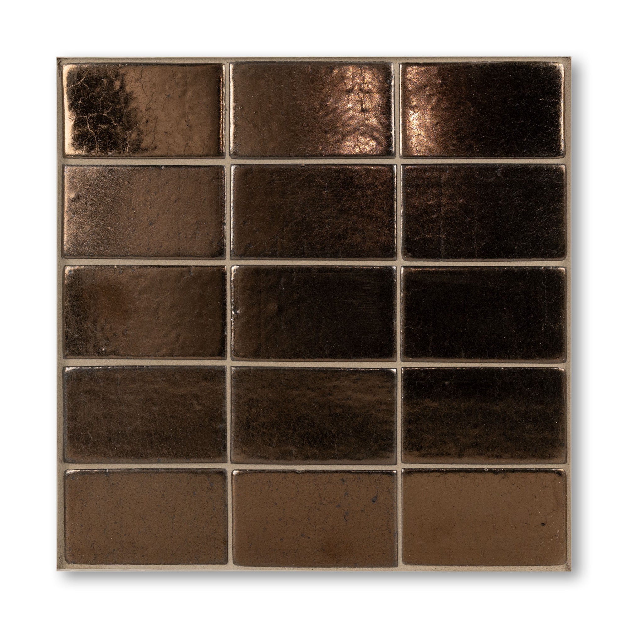 Cascadia Antique Gilt Ceramic Tile