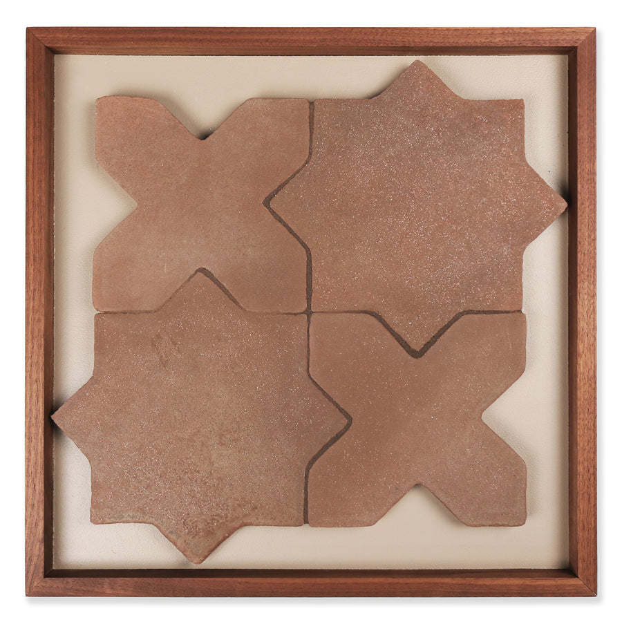 Grog Terra Cotta Paver Shown In Red Earth