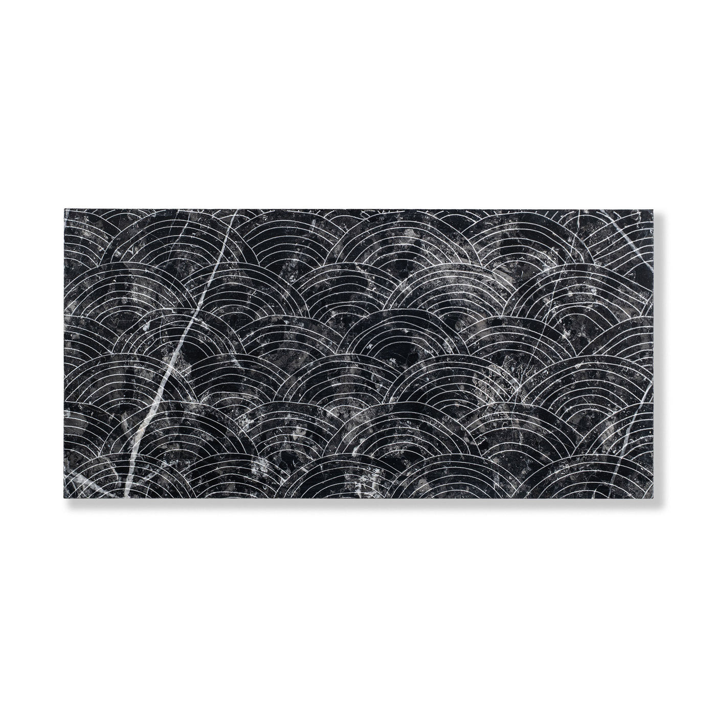 Horizon Line Stone Tile Shown in Crest with Storm Marble