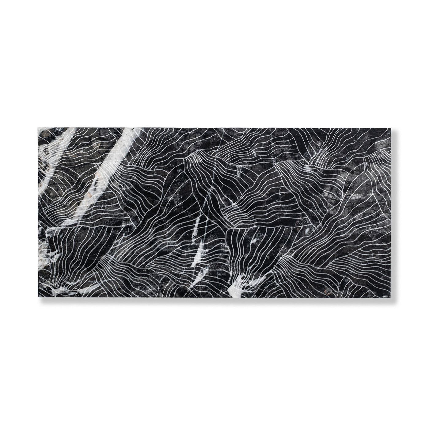 Horizon Line Stone Tile Shown in Drift with Storm Marble