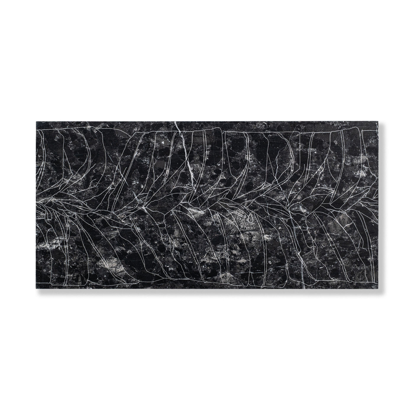 Horizon Line Stone Tile Shown in Fern with Storm Marble