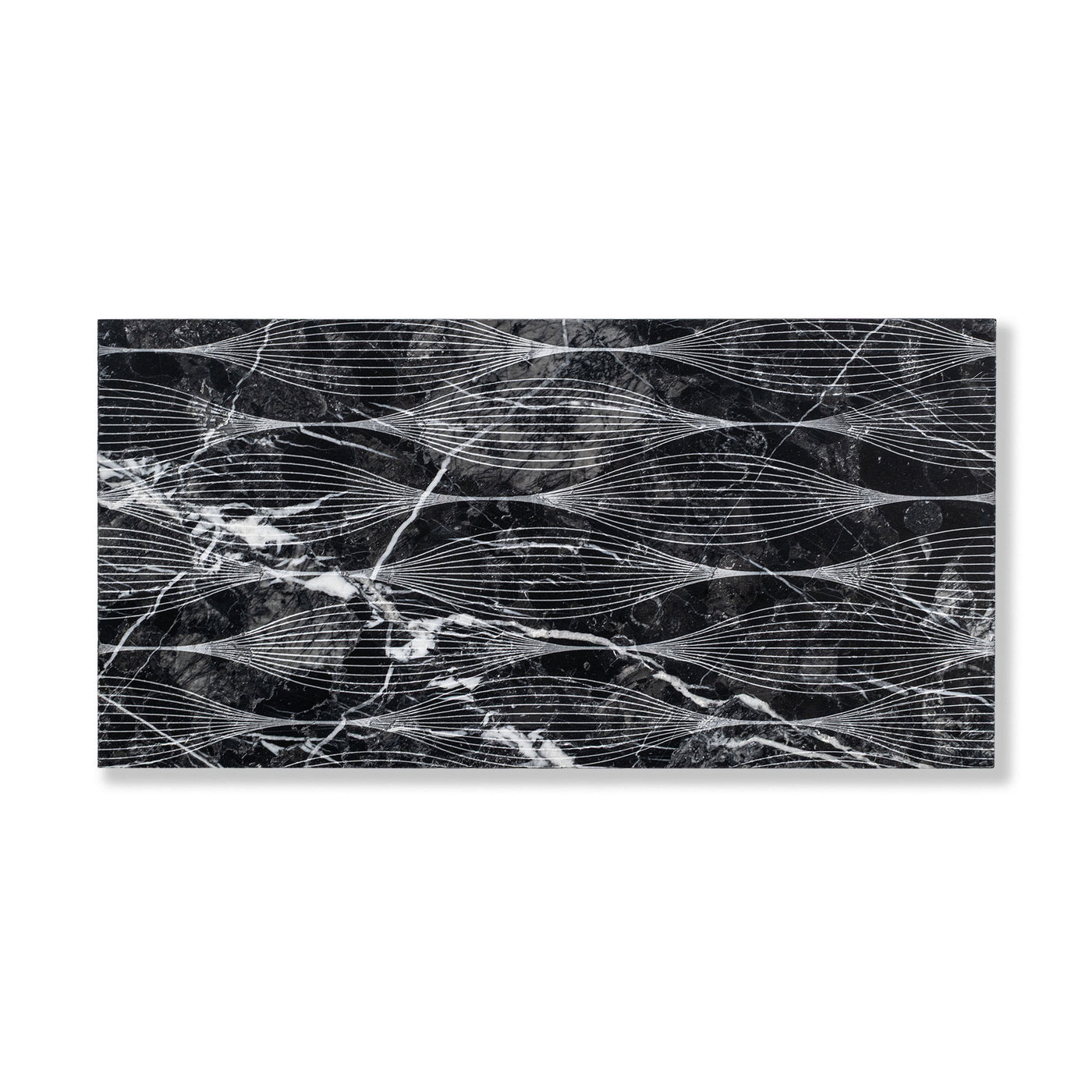 Horizon Line Stone Tile Shown in Reed with Storm Marble