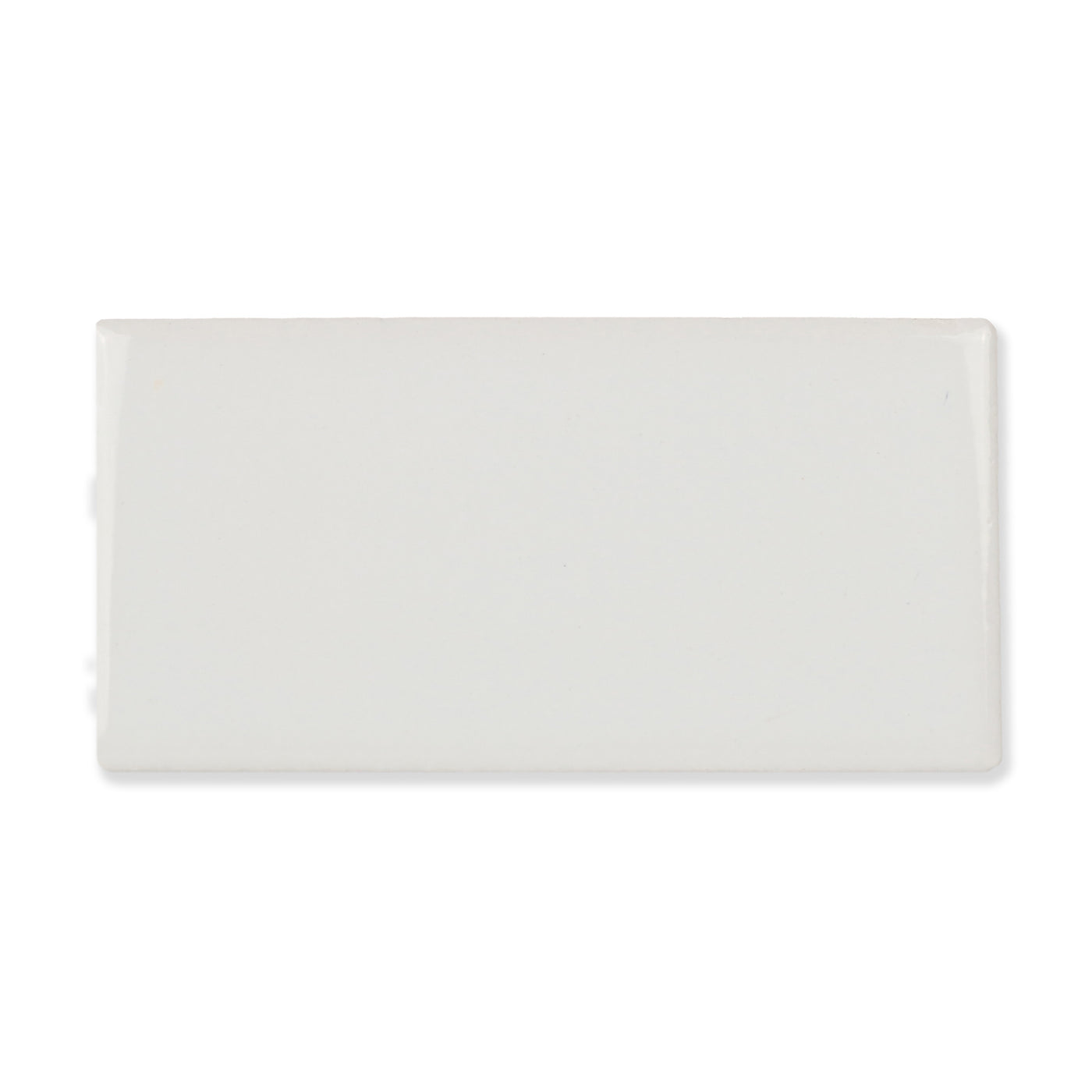 Hue Ceramic Tile Shown In Bright White with Glossy Finish
