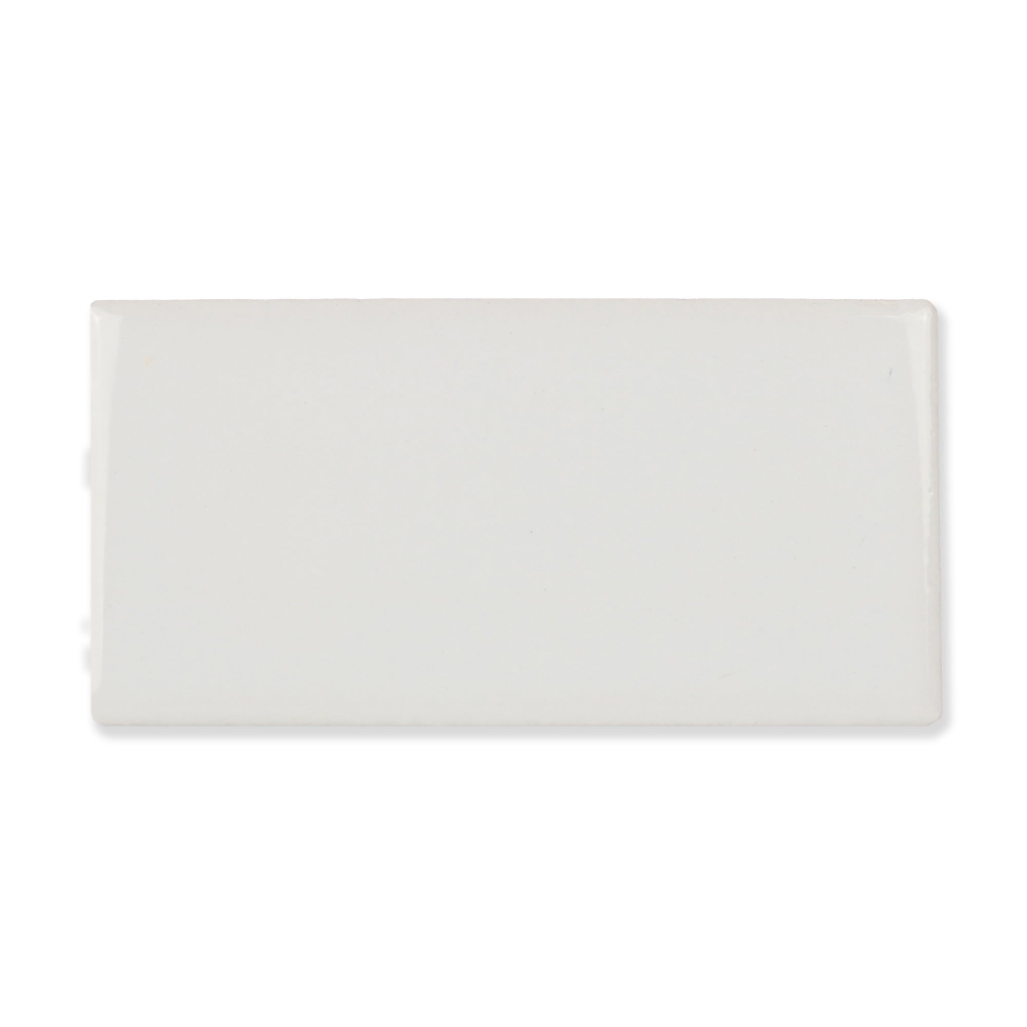 Hue Ceramic Tile Shown In Bright White with Glossy Finish