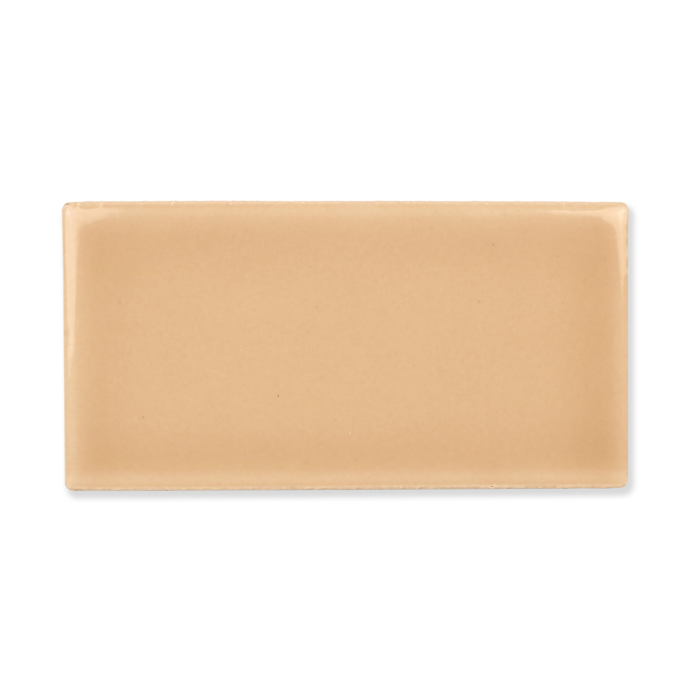 Hue Ceramic Tile Shown In Burlap with Glossy Finish