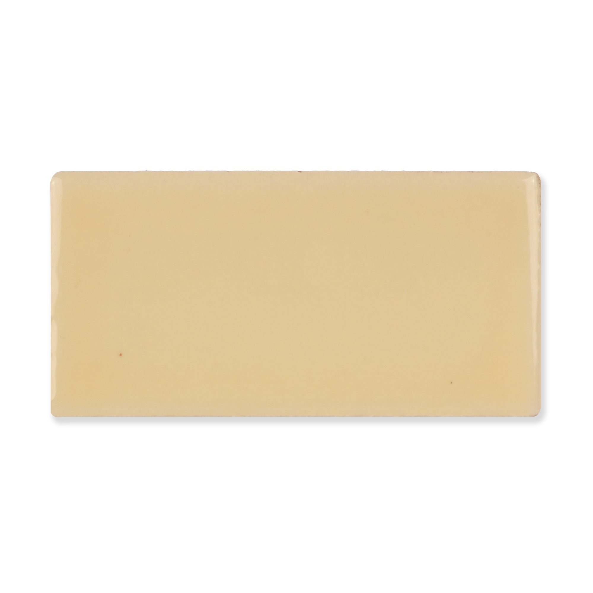 Hue Ceramic Tile Shown In Butter with Glossy Finish