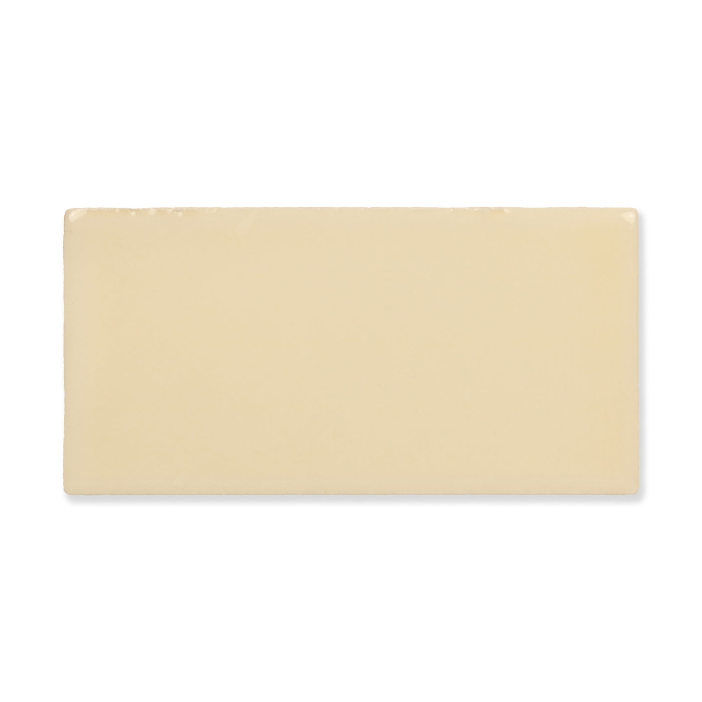 Hue Ceramic Tile Shown In Buttermilk with Glossy Finish