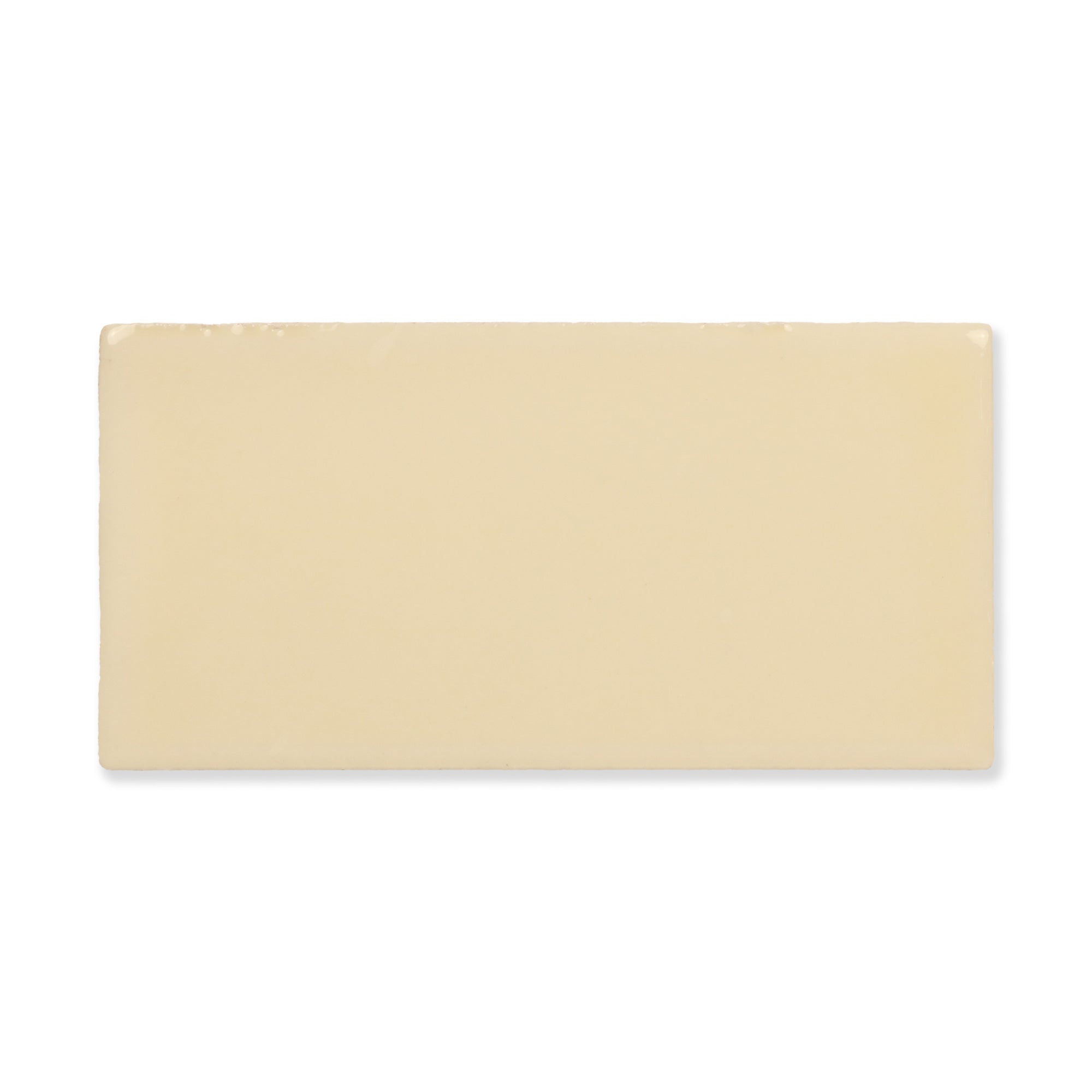 Hue Ceramic Tile Shown In Buttermilk with Glossy Finish