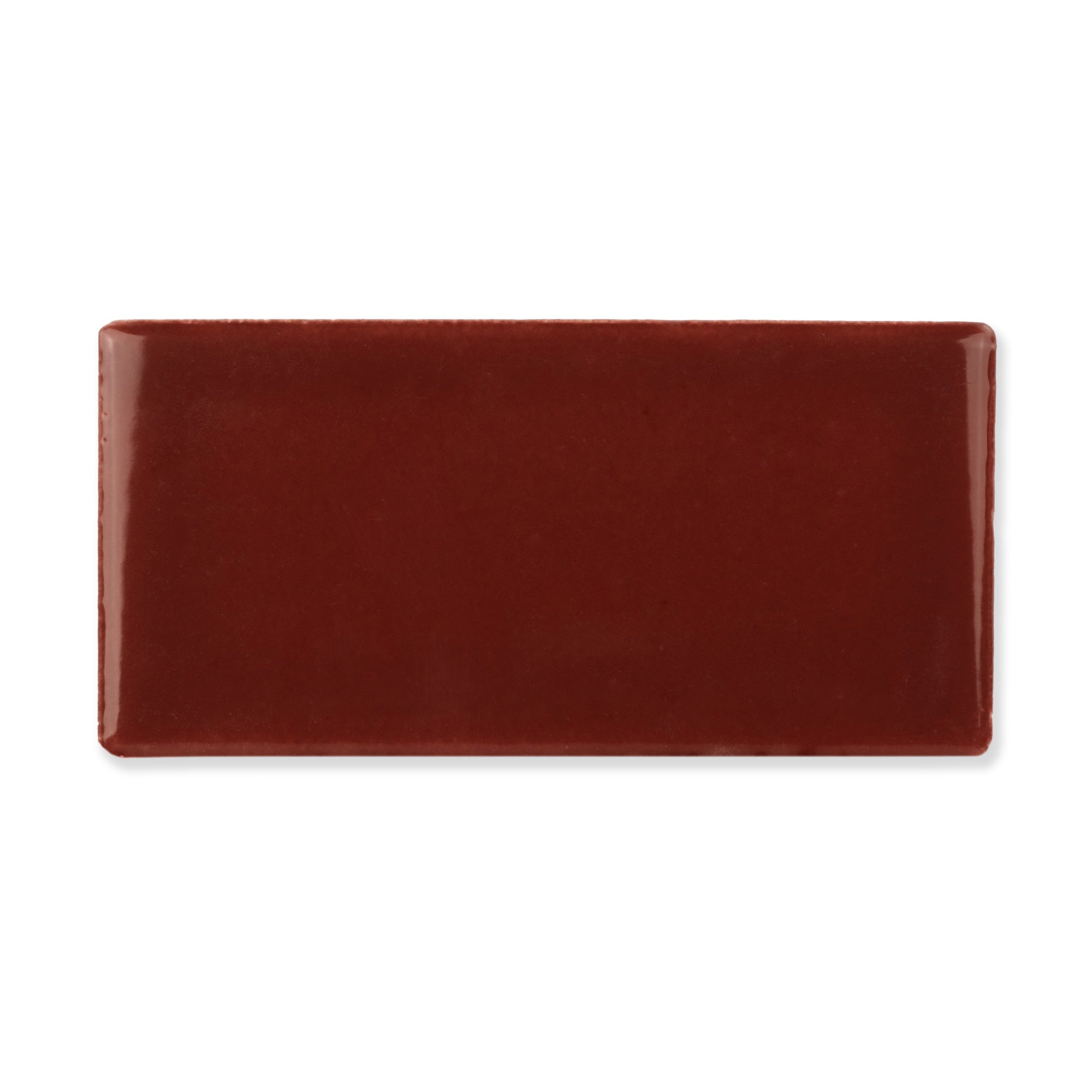 Hue Ceramic Tile Shown In Cabernet with Glossy Finish