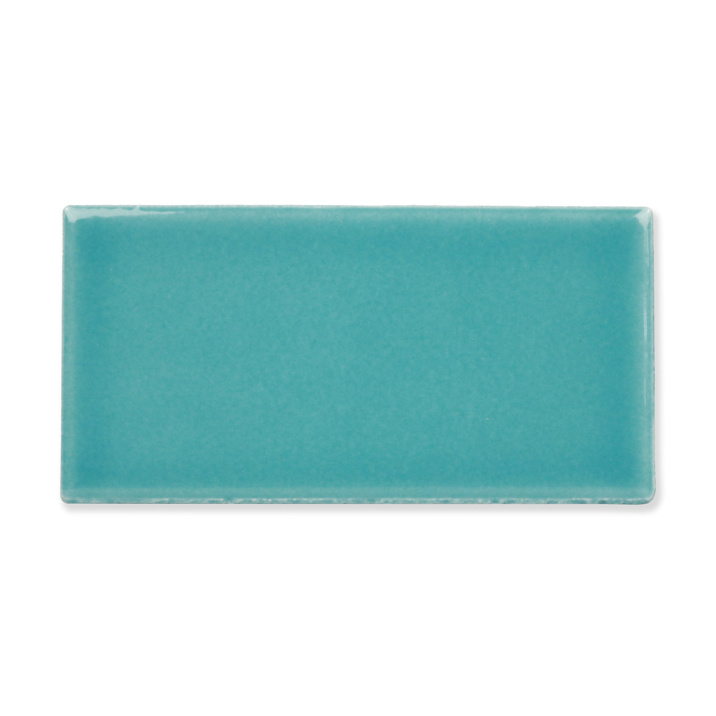 Hue Ceramic Tile Shown In Caspian with Glossy Finish