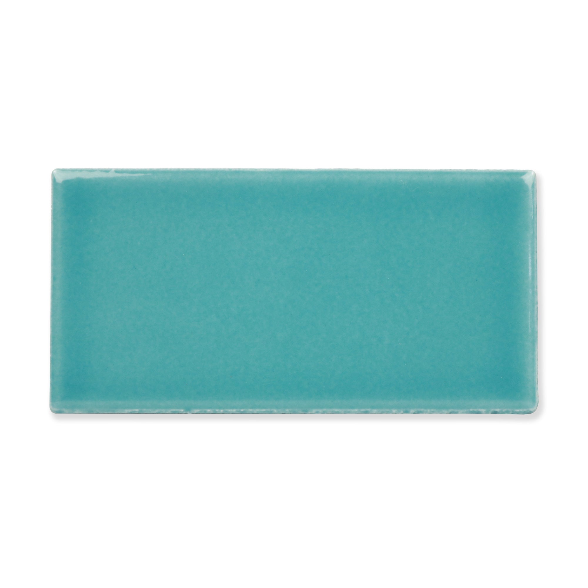 Hue Ceramic Tile Shown In Caspian with Glossy Finish