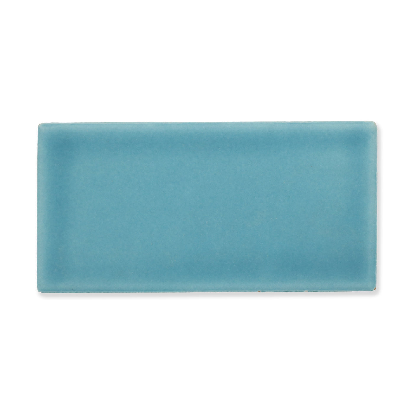 Hue Ceramic Tile Shown In Cerulean with Matte Finish
