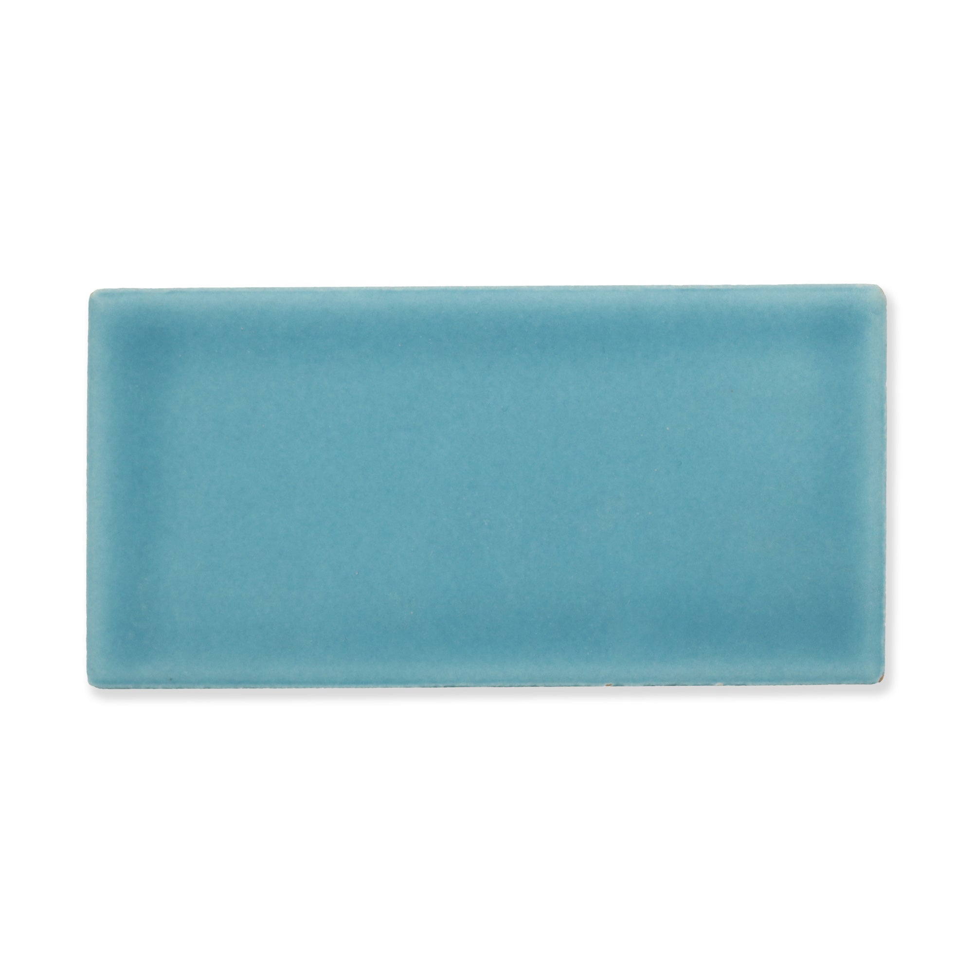 Hue Ceramic Tile Shown In Cerulean with Matte Finish