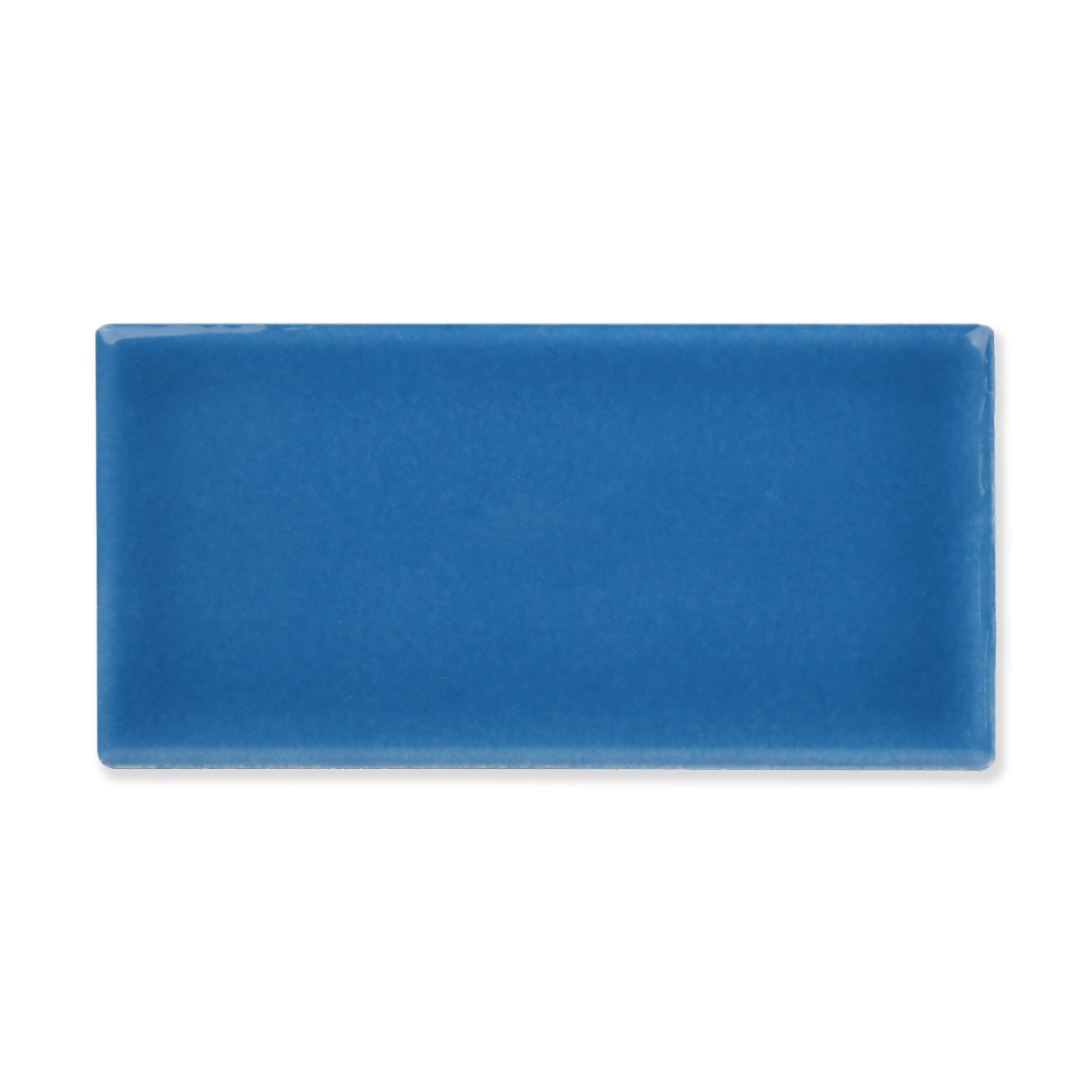 Hue Ceramic Tile Shown In Crater Lake with Glossy Finish