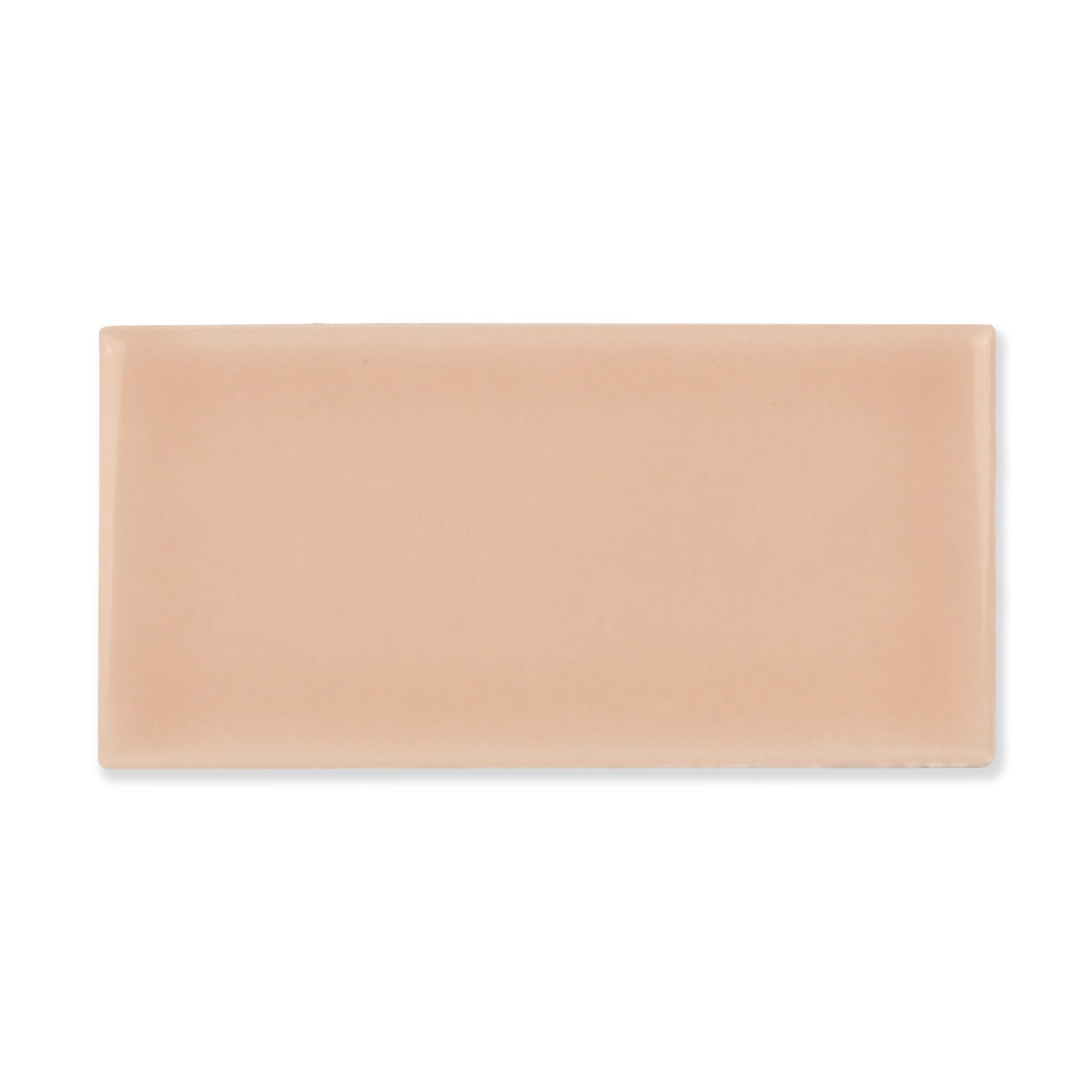 Hue Ceramic Tile Shown In Dusty Rose with Glossy Finish