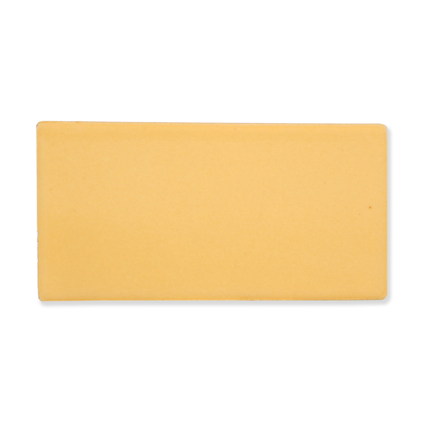 Hue Ceramic Tile Shown In Goldenrod with Matte Finish