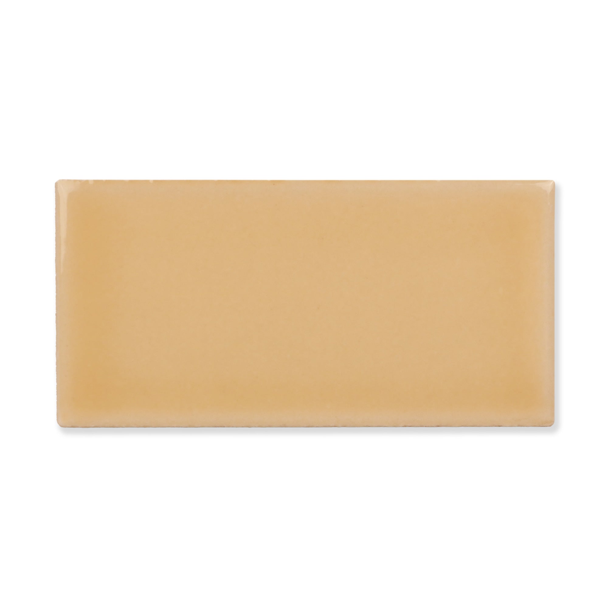 Hue Ceramic Tile Shown In Honey with Glossy Finish