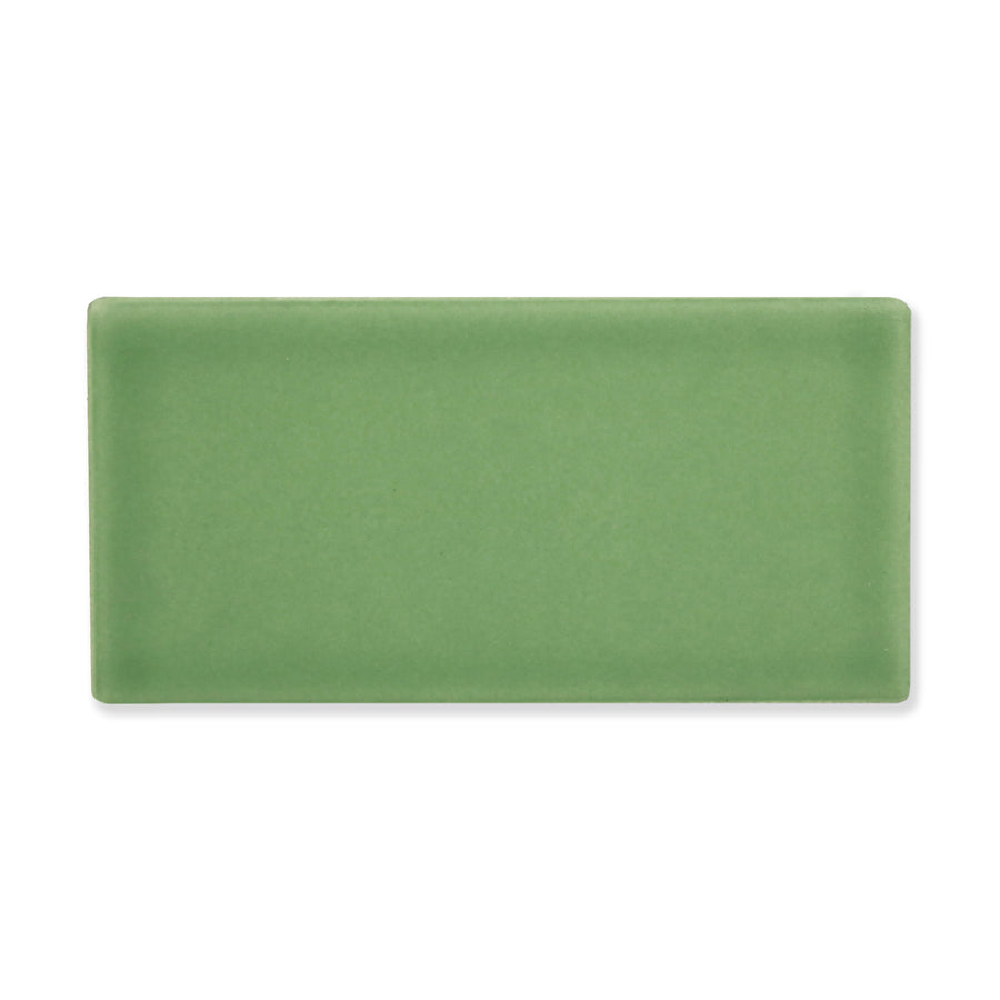 Hue Ceramic Tile Shown In Jade with Matte Finish