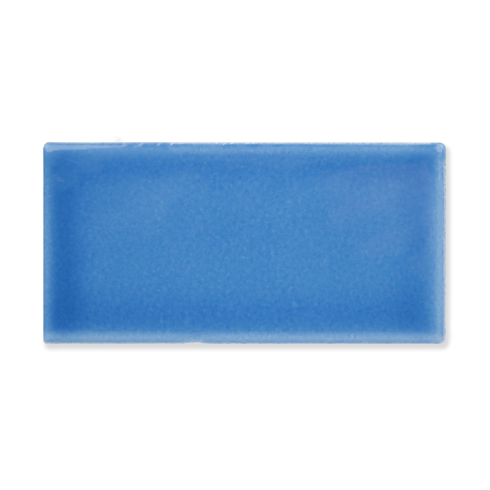 Hue Ceramic Tile Shown In Lapis with Glossy Finish