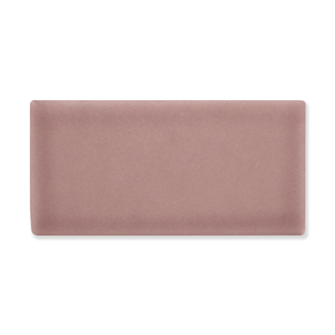 Hue Ceramic Tile Shown In Plum with Matte Finish