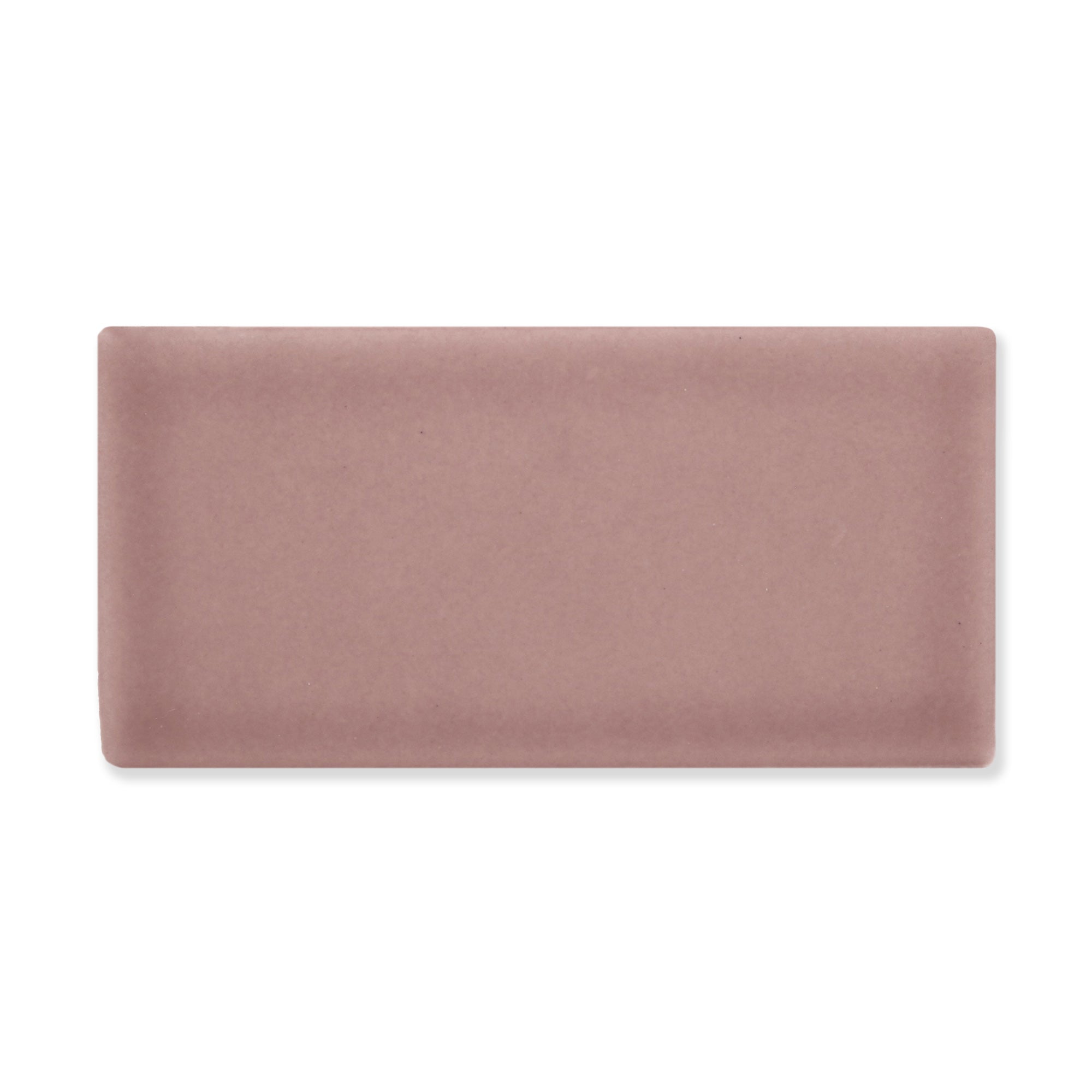 Hue Ceramic Tile Shown In Plum with Matte Finish