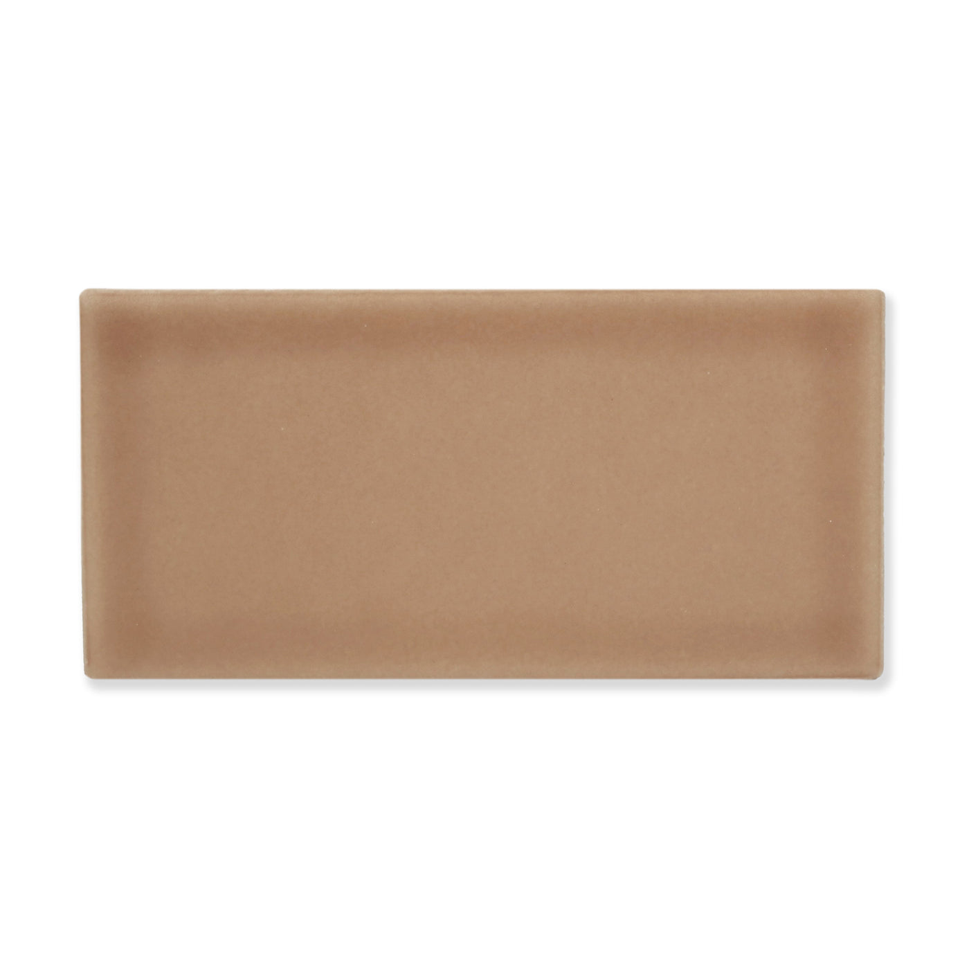 Hue Ceramic Tile Shown In Raw Umber with Matte Finish