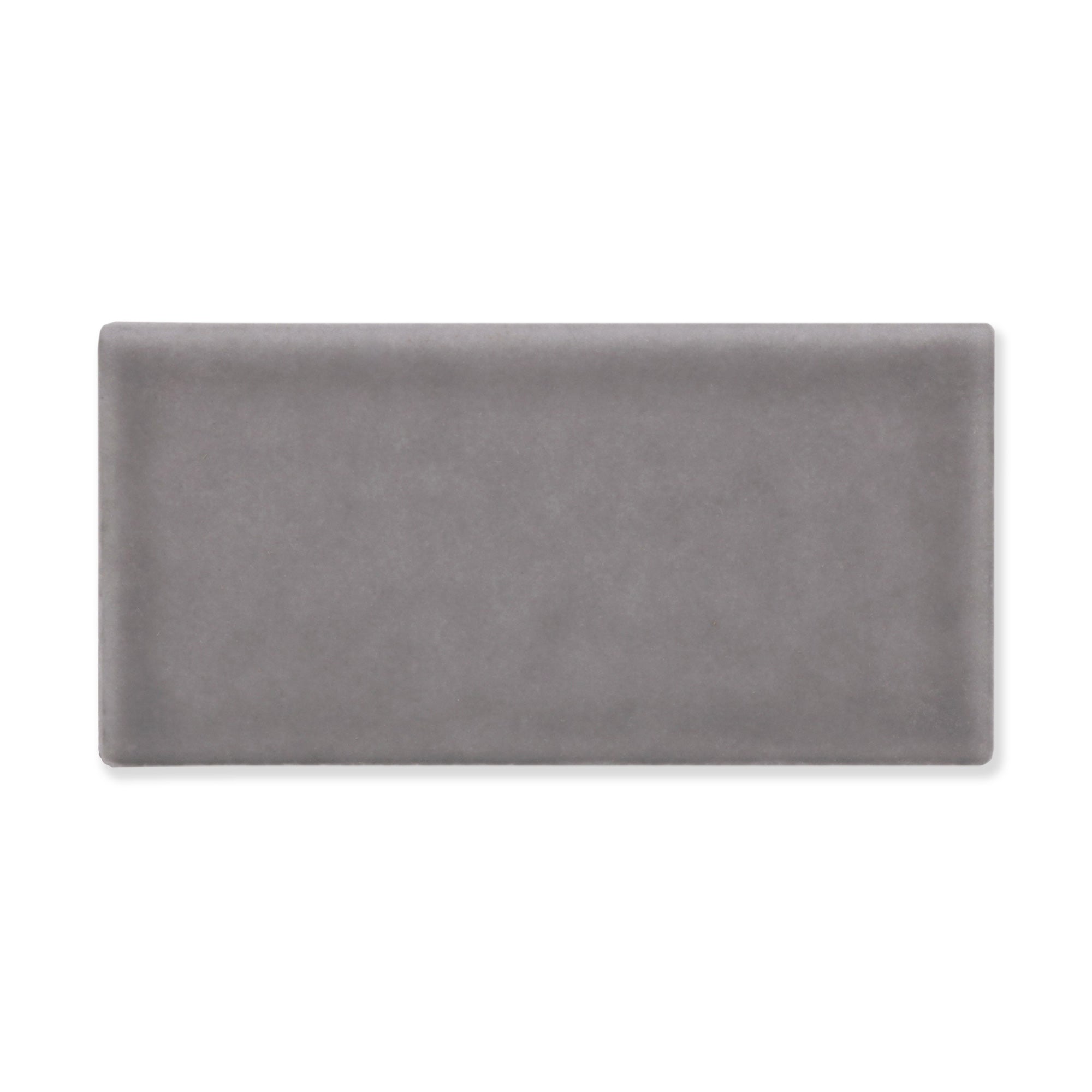 Hue Ceramic Tile Shown In Steel with Matte Finish