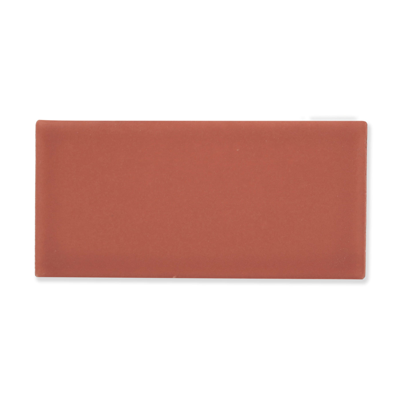 Hue Ceramic Tile Shown In Terra Cotta with Matte Finish