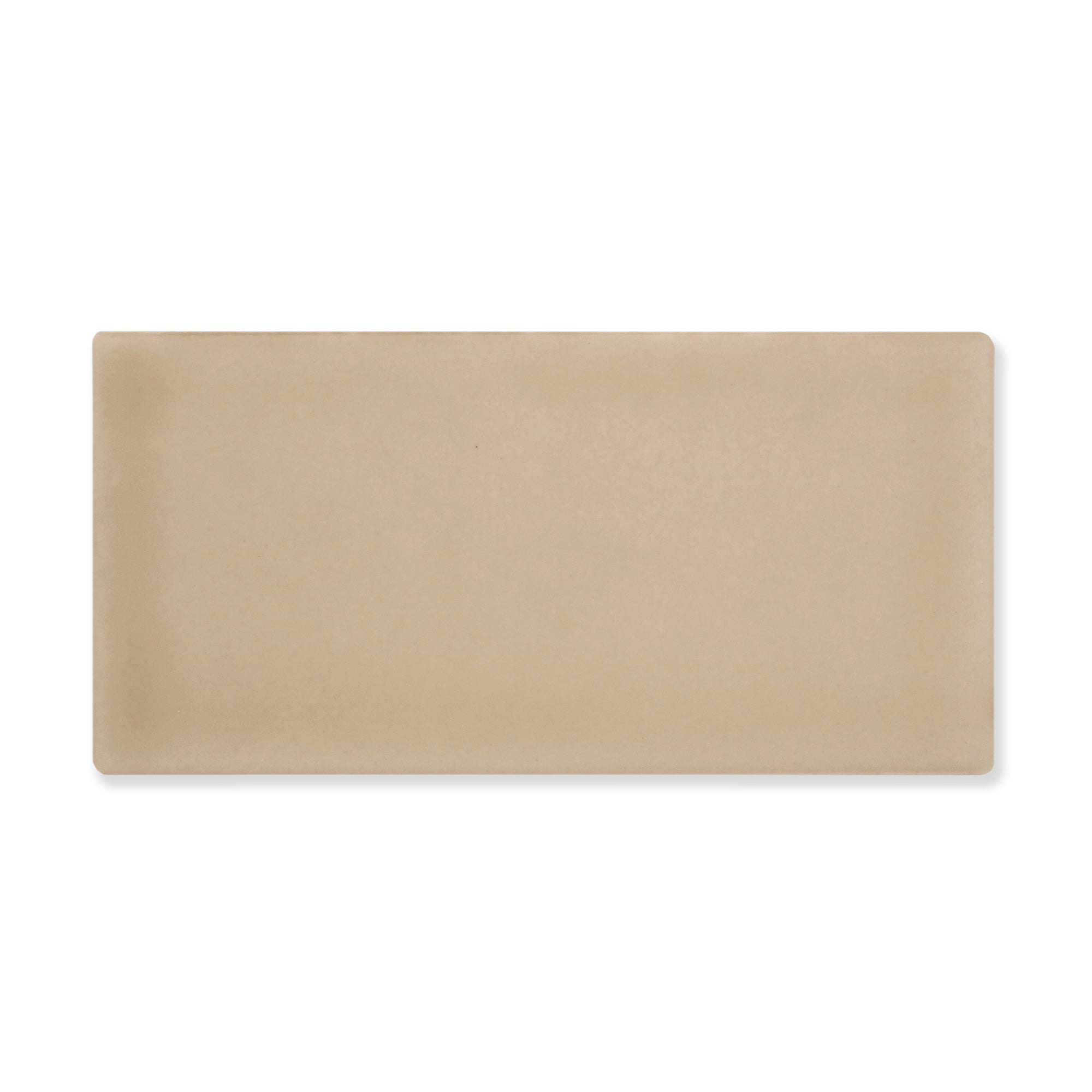 Hue Ceramic Tile Shown In Toast with Matte Finish