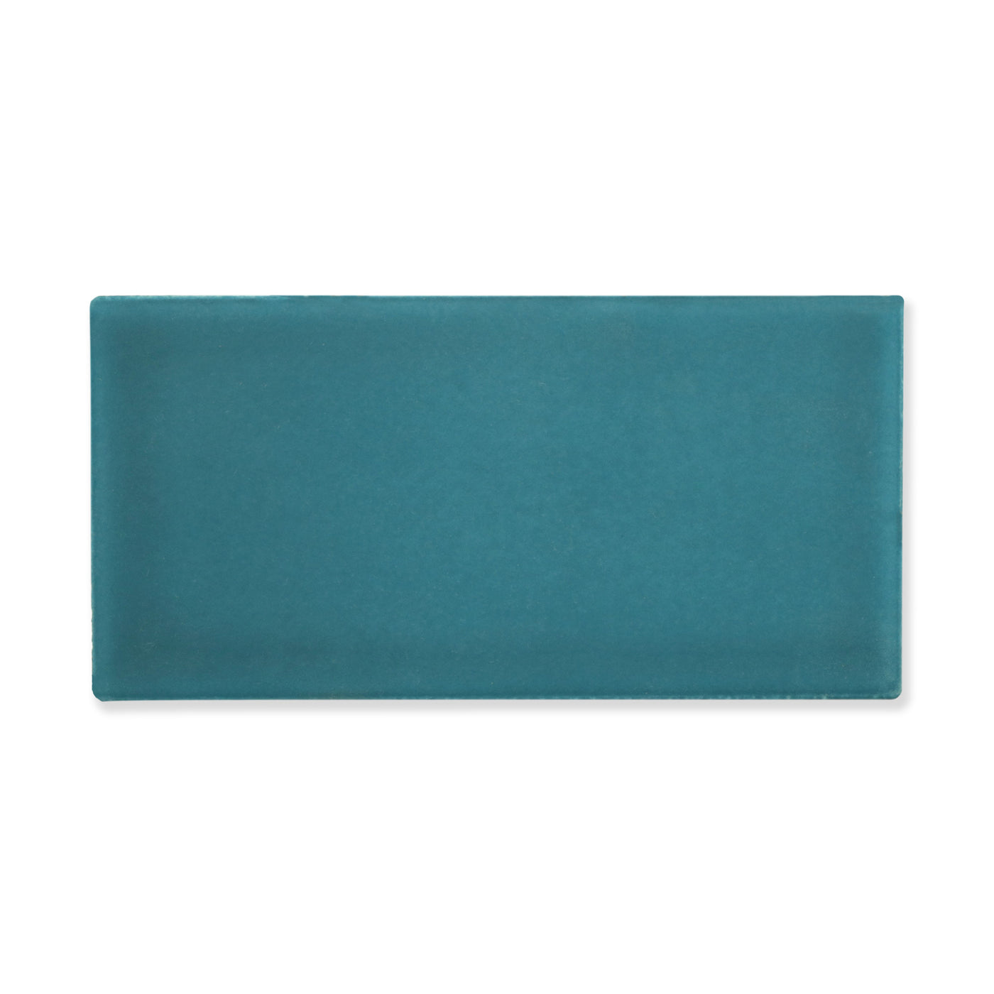 Hue Ceramic Tile Shown In Turquoise with Matte Finish
