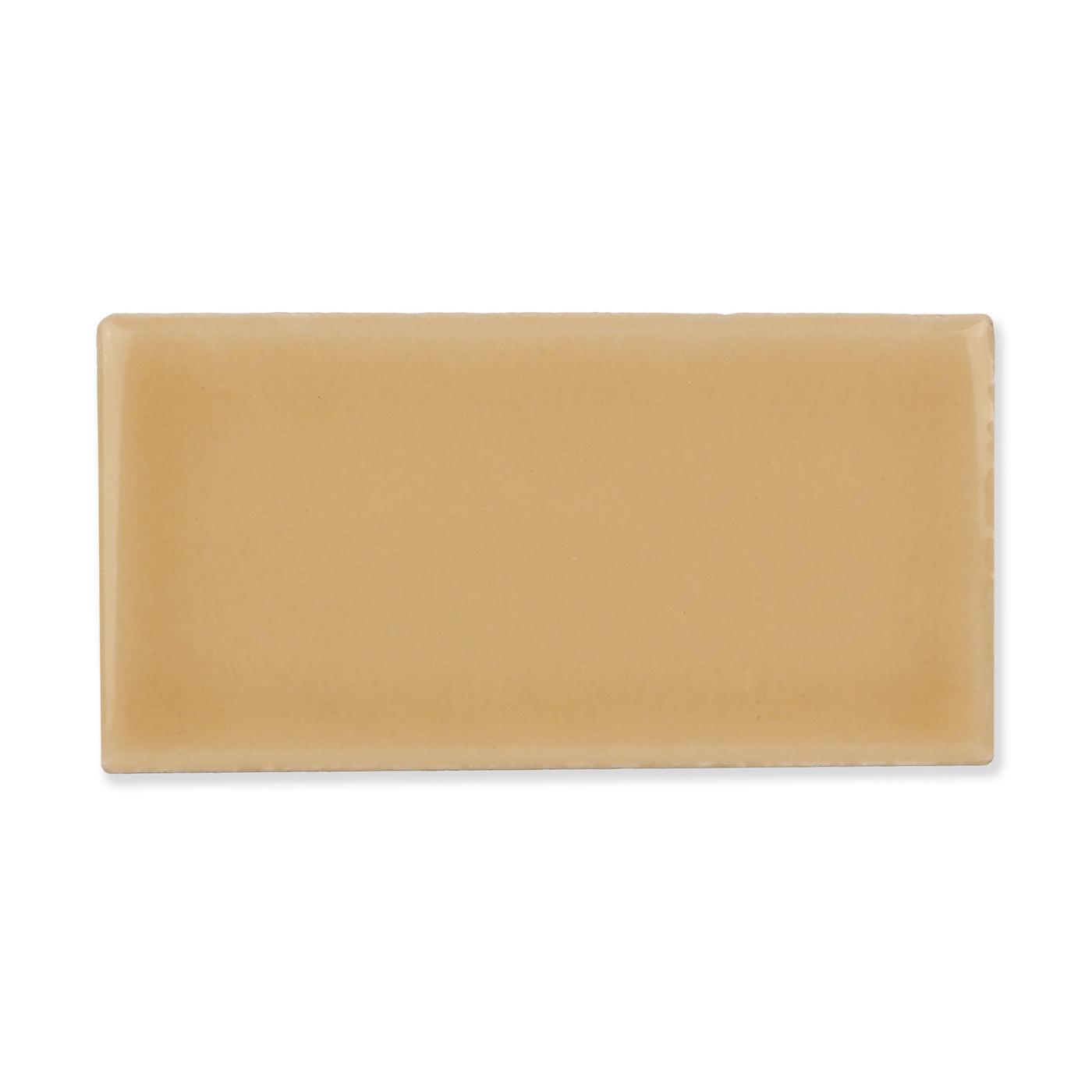 Hue Ceramic Tile Shown In Wheat with Glossy Finish